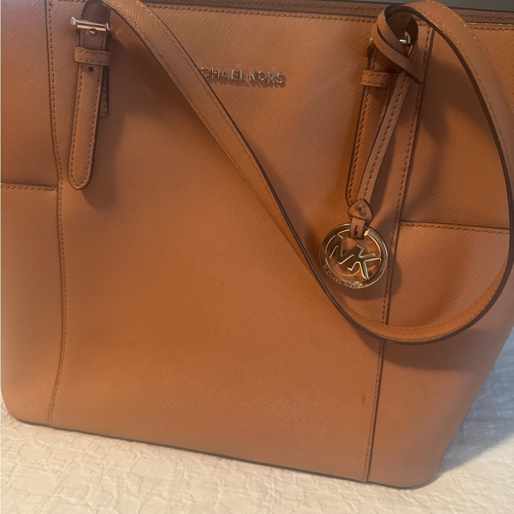 Michael Kors Brown Leather Tote